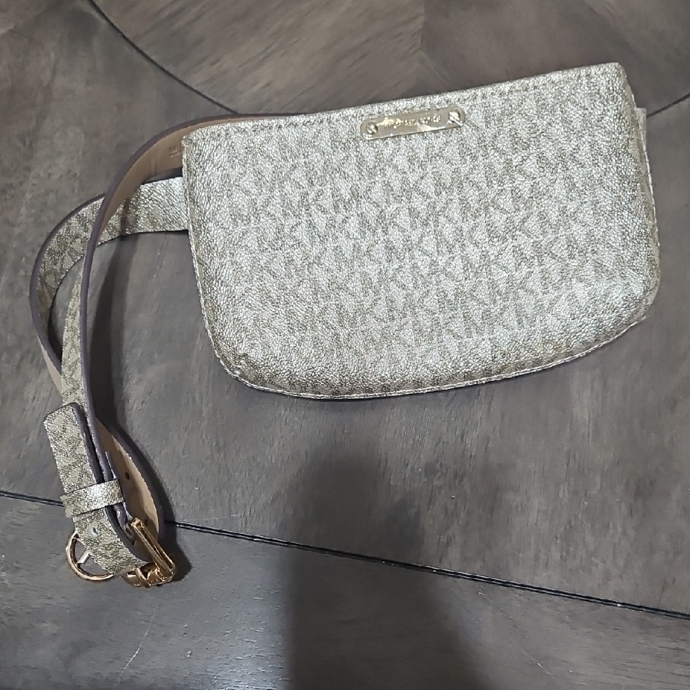 Michael Kors Metallic Gold  Belt Bag